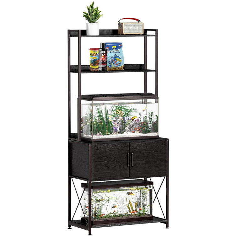 Latitude Run® 2029 Gallon Fish Tank Stand, Aquarium Stand With 2